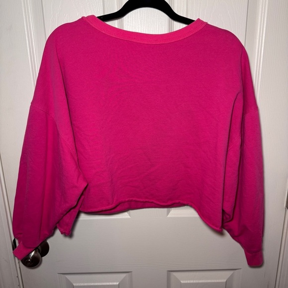 Peach Love Preppy Cropped Sweatshirt - Picture 10 of 11